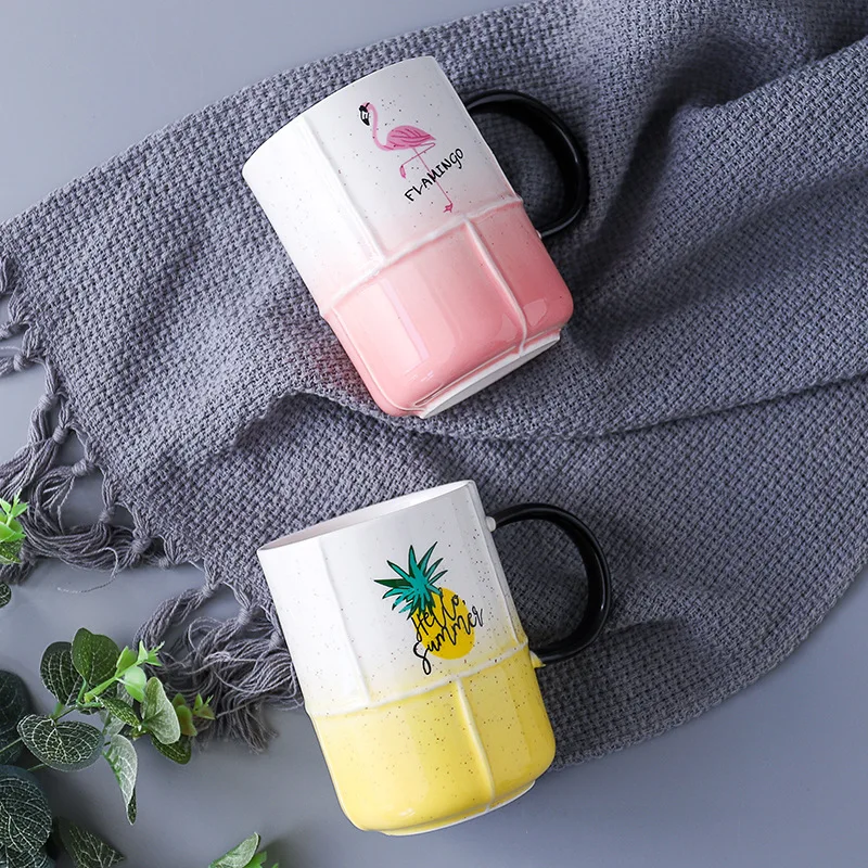 Новые INS креативные фламинго кактус ананас красивые большие постепенно