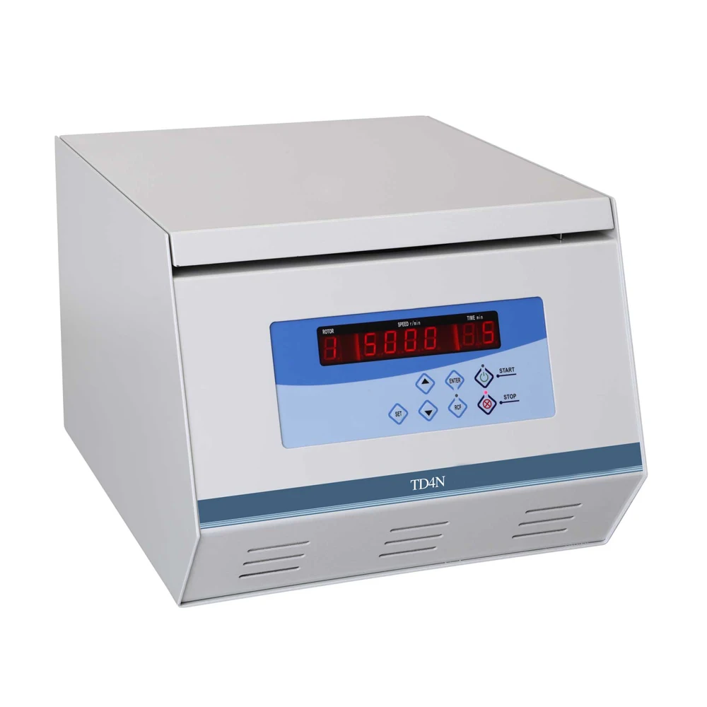 

TD4N Low Speed Multi-pipe Rack Urinary Sediment Centrifuge, Maximum Speed 4000rpm, Maximum RCF 2800xg, Maximum Capacity 32x15ml