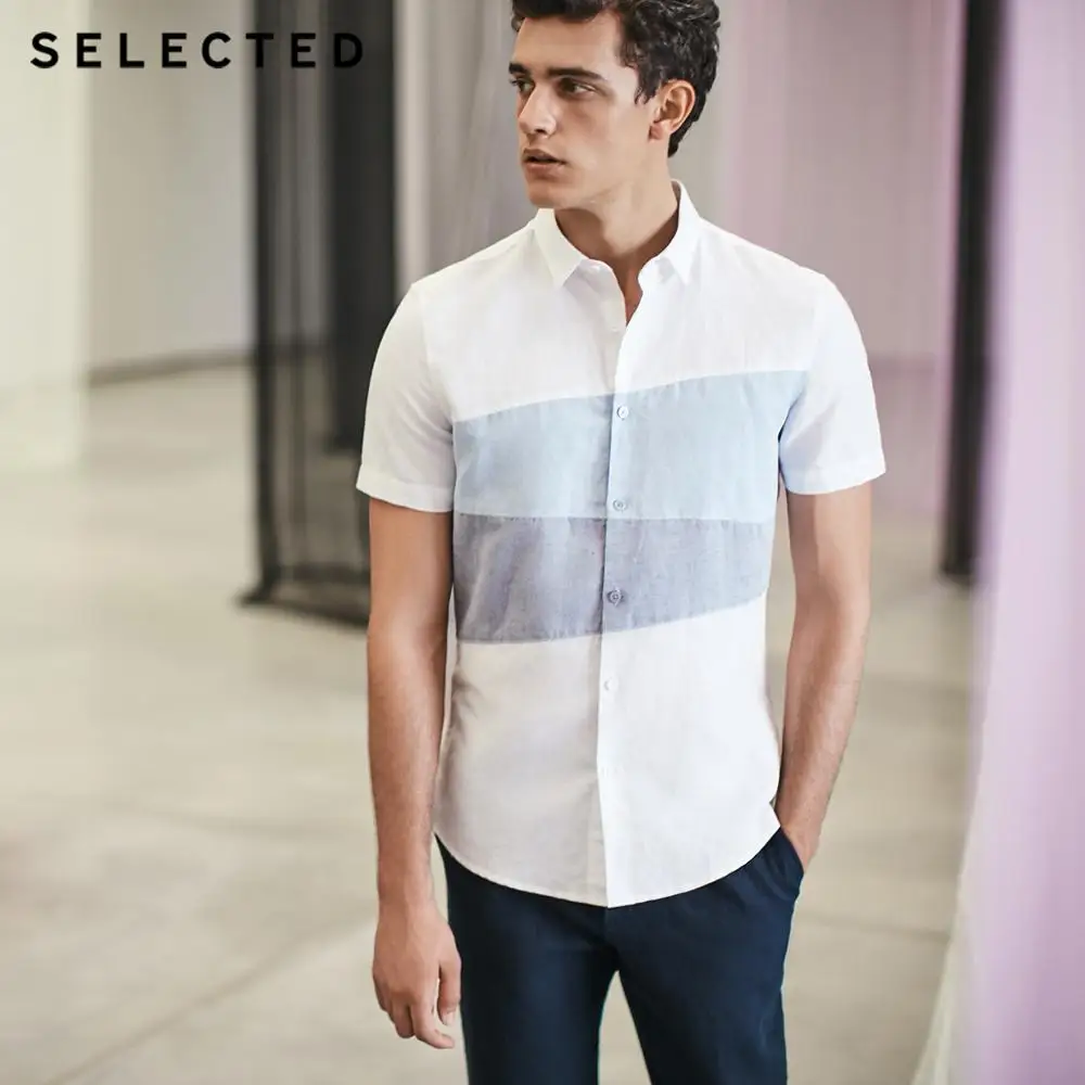 Рубашки с короткими рукавами для отдыха в деловом стиле | 418204507|Повседневные