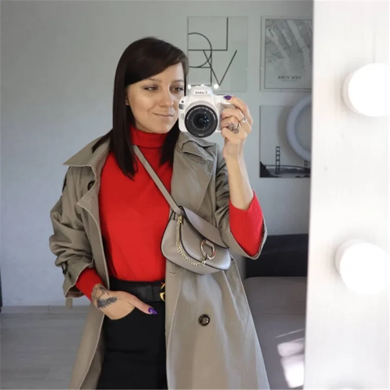 GCAROL, новинка, Женская водолазка, 30% шерсть, свитер, Осень-зима, конфетный джемпер, яркий вязаный пуловер, уличная одежда размера плюс S-3XL