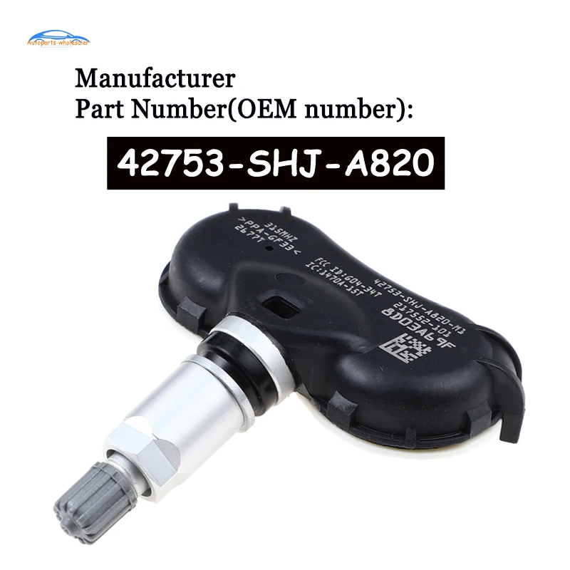 Датчик давления в шинах Honda Odyssey Ridgeline Element TPMS 315 МГц 42753-SHJ-A820 42753SHJA820 | Автомобили и