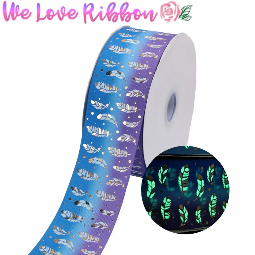 3 &quot75 мм перо белые чернила печать светится в темноте Золотая фольга сплошной