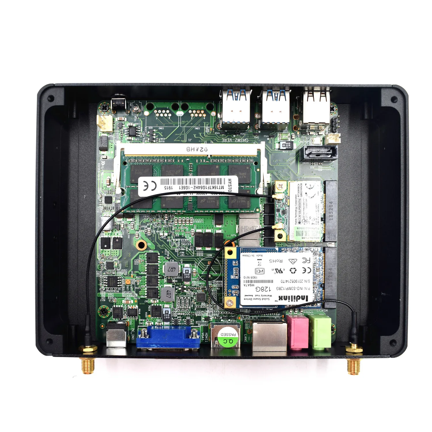 HTPC ноутбук Hystou i7 4500U i5 4200U ddr3 Intel Core 7200U DDR4 Windows10 Linux WiFi HDMI безвентиляторный ПК Mimi |