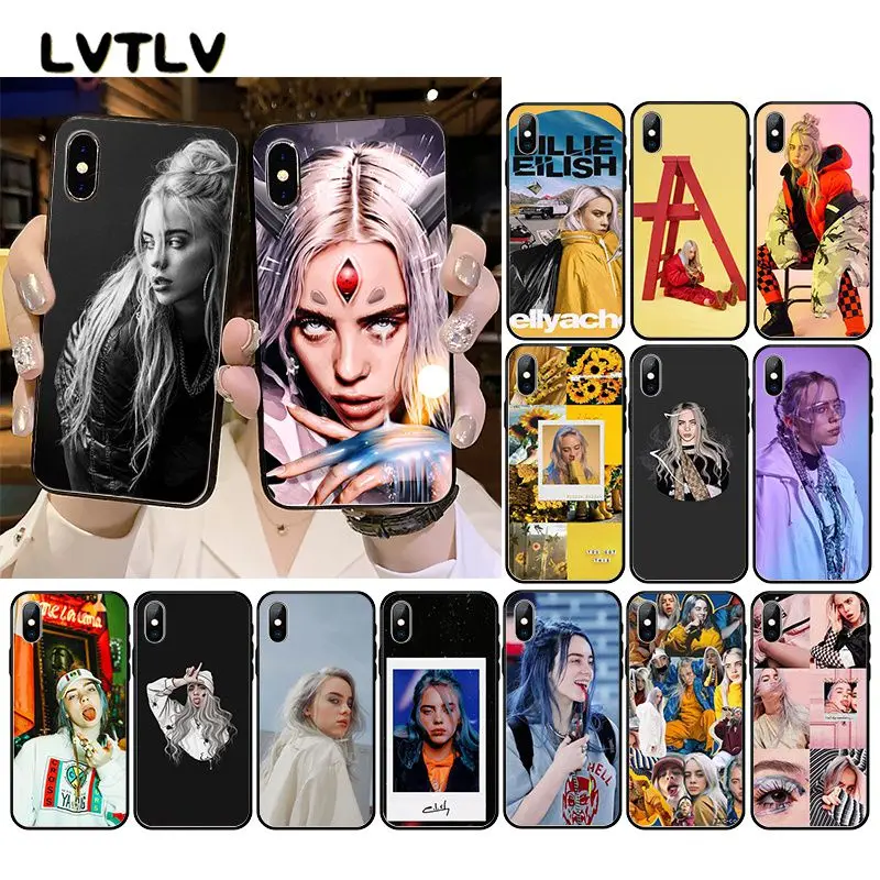 LVTLV Billie Eilish Горячая музыка певица звезда чехол для телефона iPhone 11 pro XS MAX 8 7 6 6S Plus X 5