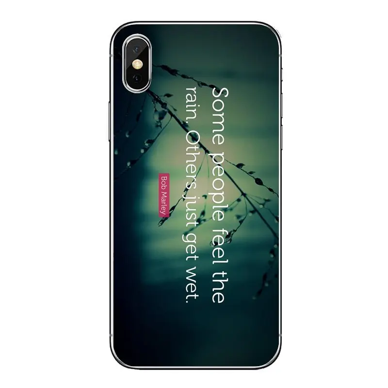 Bob Marley Quotes On Life Love and Money Transparent Soft Covers For Xiaomi Mi A1 A2 5X 6X 8 lite SE Pro Max Mix 2 2S 3 Mi5 Mi5S |