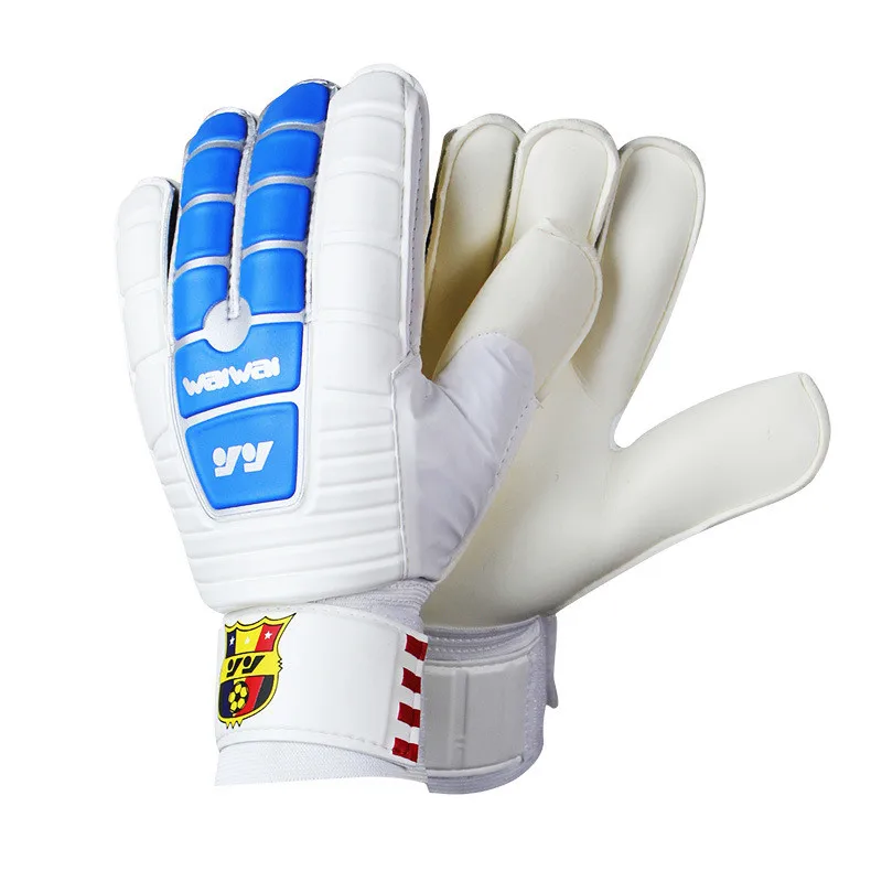 

2019 Latex Finger goleiro luva futbol Protection Soccer Gloves Goalkeepers futebol de Non-Slip Professional Gloves Men Football