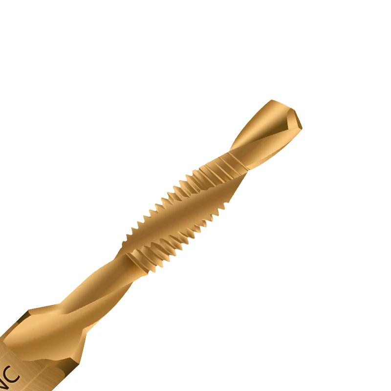 

XCAN NC Tap 6pcs 1/4'' Shank Screw Taps 6-32 8-32 10-32 10-24 12-24 1/4-20 NC Machine Tapping Drill Bit Threading Tool