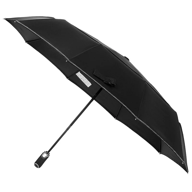 

Leodauknow Strong Wind Umbrella Automatic Windproof 10 Ribs Reflective Double Layer Rain Umbrellas Men Women Golf Guarda Chuva