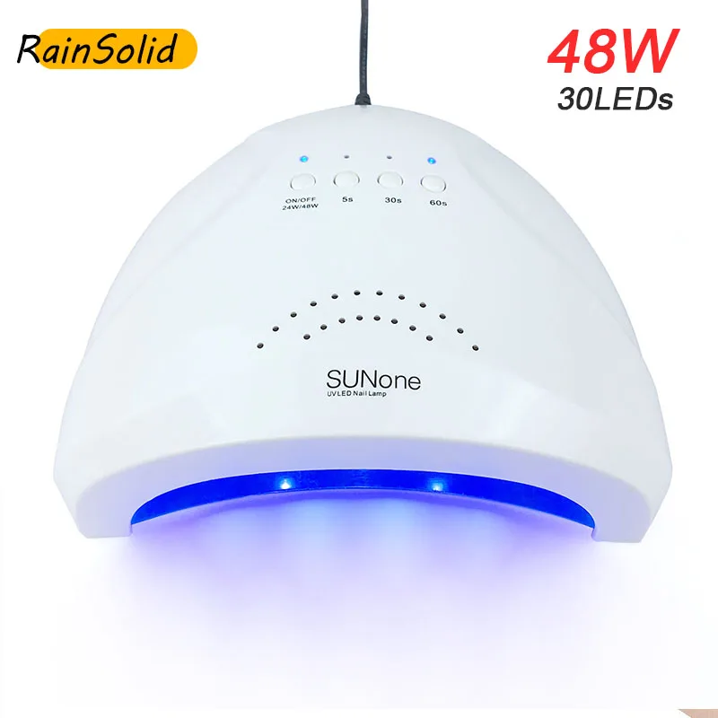 RainSolid SUNone 48 Вт УФ светодиодная лампа для сушки ногтей 30 светодиодов