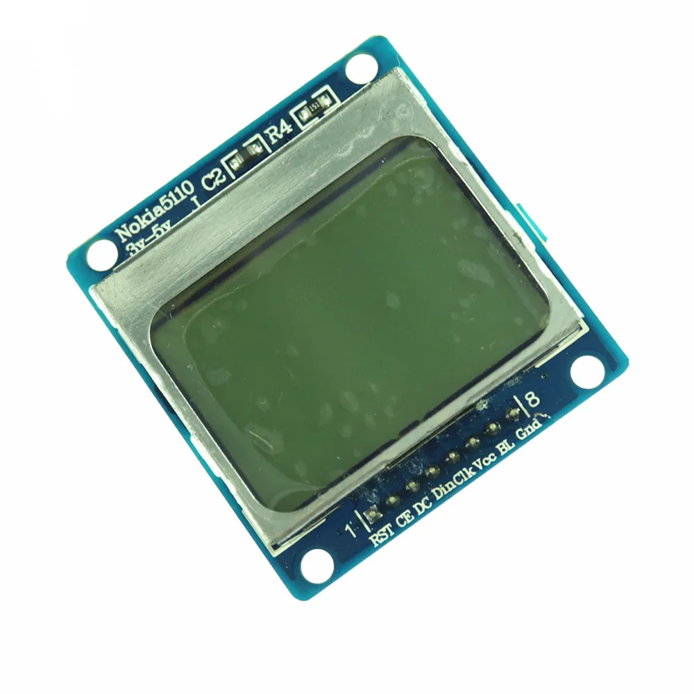10 шт./лот KJ208 новый модуль белая подсветка 84*48 84x84 ЖК адаптер PCB для Nokia 5110 Arduino|pcb