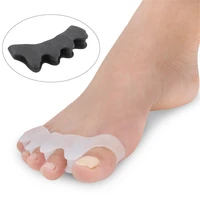 2pcsset silicone finger toe protector toe separators stretchers straightener bunion protector pain relief foot care 5 colors