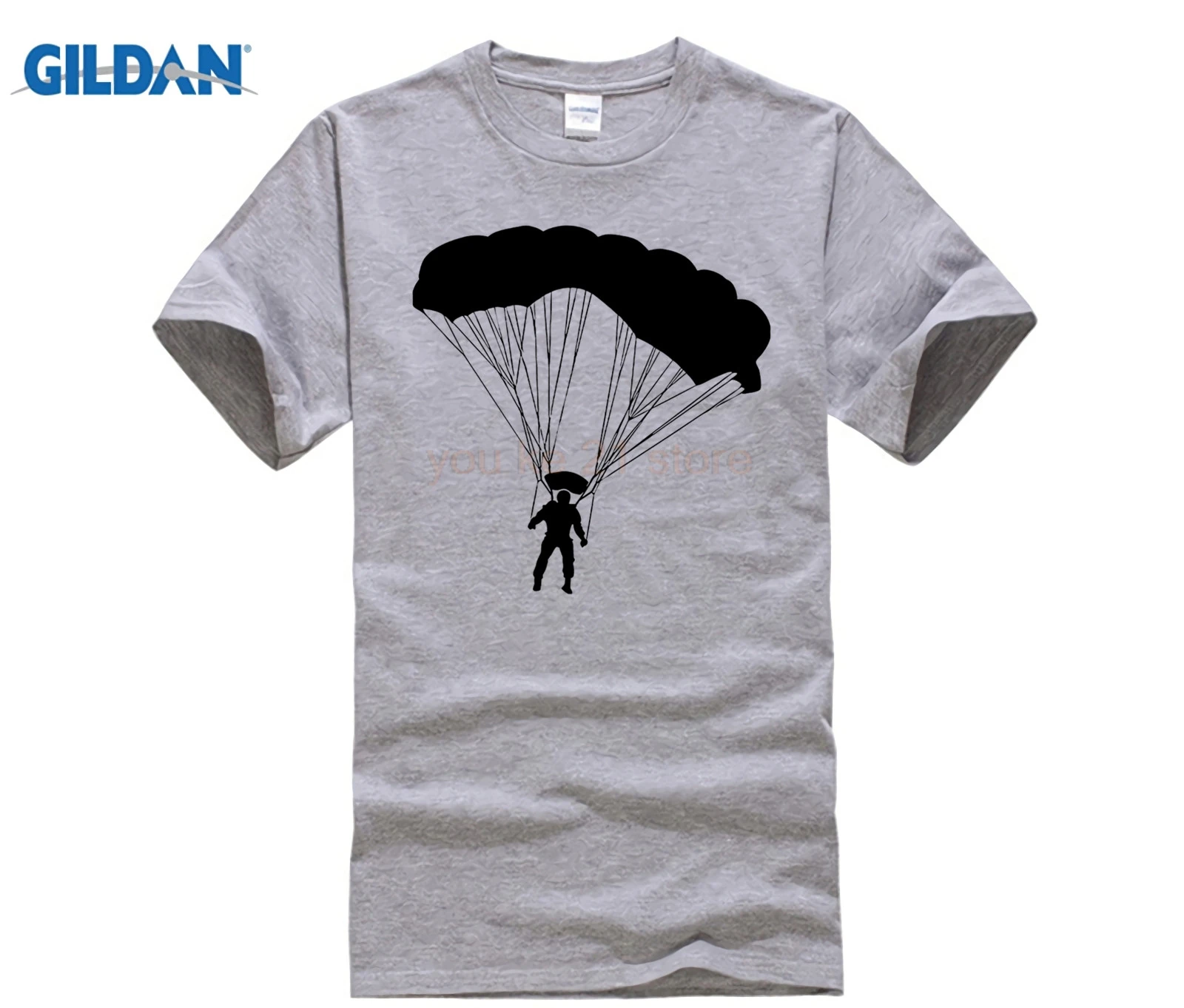 Парашютный парашютный костюм парашютист футболка Распродажа мужских хлопковых