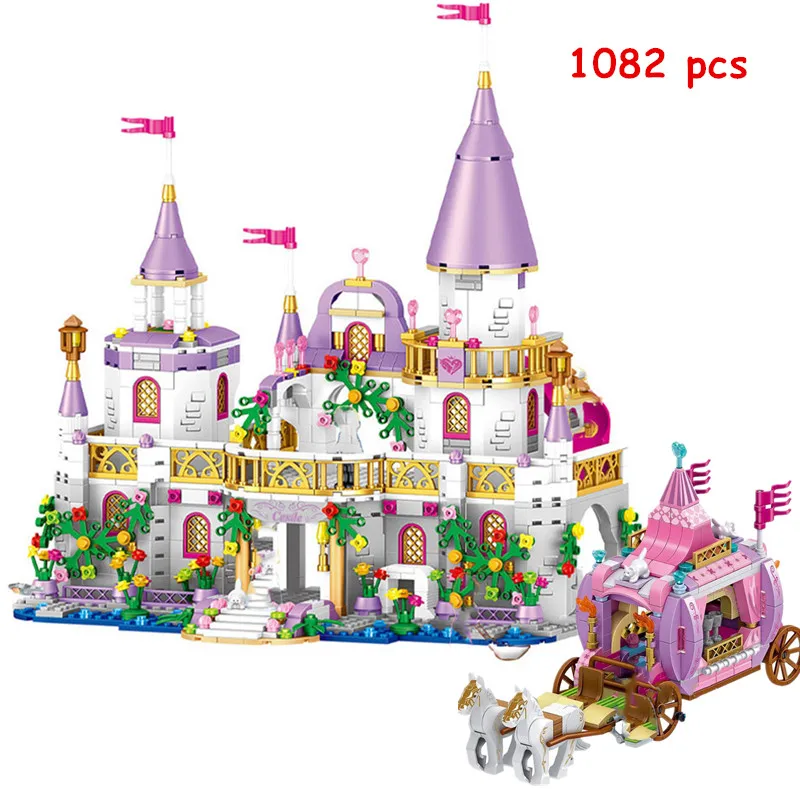 Лидер продаж набор строительных блоков для девочек принцесса вилла Виндзорский