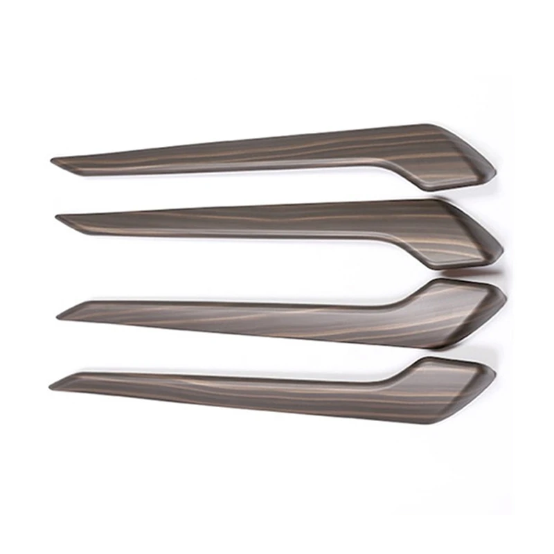 4 шт. ABS внешний вид из древесины автомобиля внутренняя дверная панель