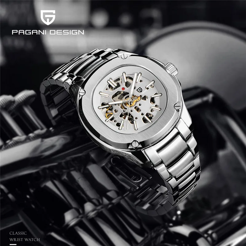 

2020 New Fashion PAGANI DESIGN Men's Watches Mechanical Watch For Men Automatic Watch Men Top Brand Luxury Waterproof Wristwatch