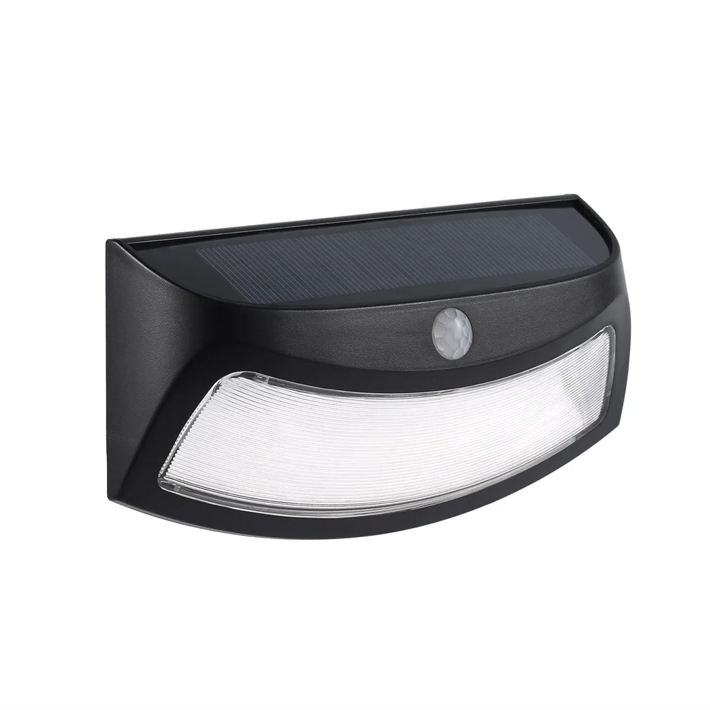 

2pcs Body PIR Sensor Solar Power Light Outdoor Smiling Wall Lights Security Step Light Night Lamps AUTO OFF for Garden Doorway