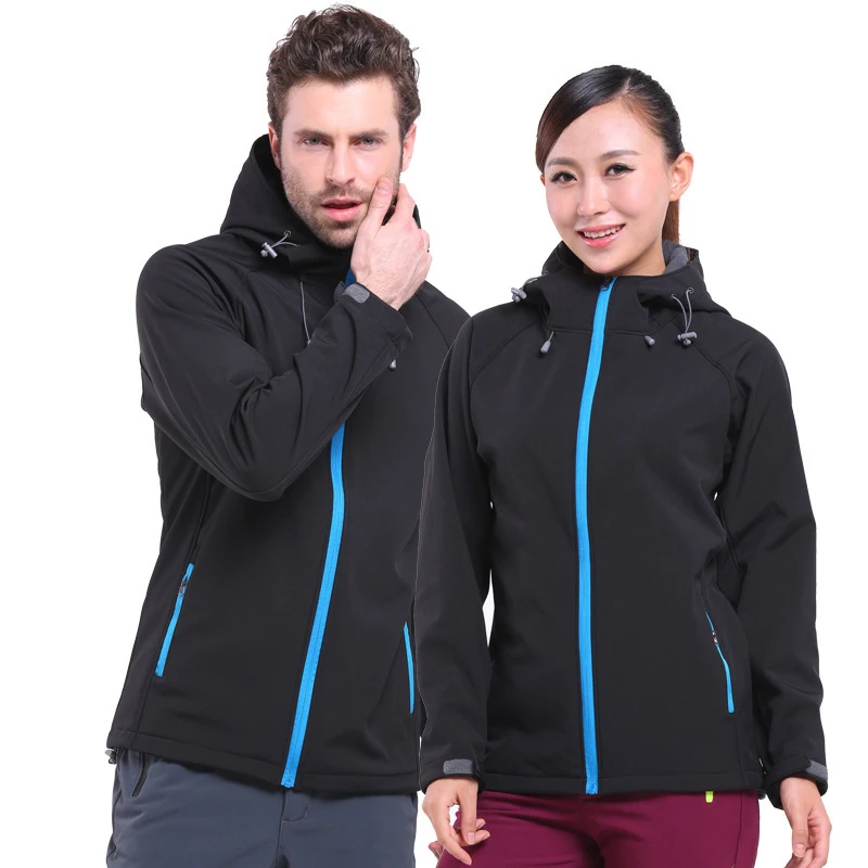 Пара моделей для прогулок на открытом воздухе мягкая оболочка куртка