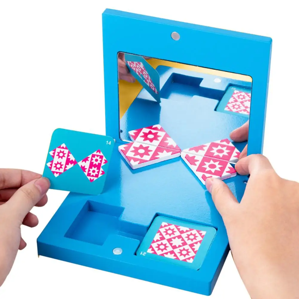 Kuulee зеркальный Пазл деревянный Детский пазл логическое мышление игрушка