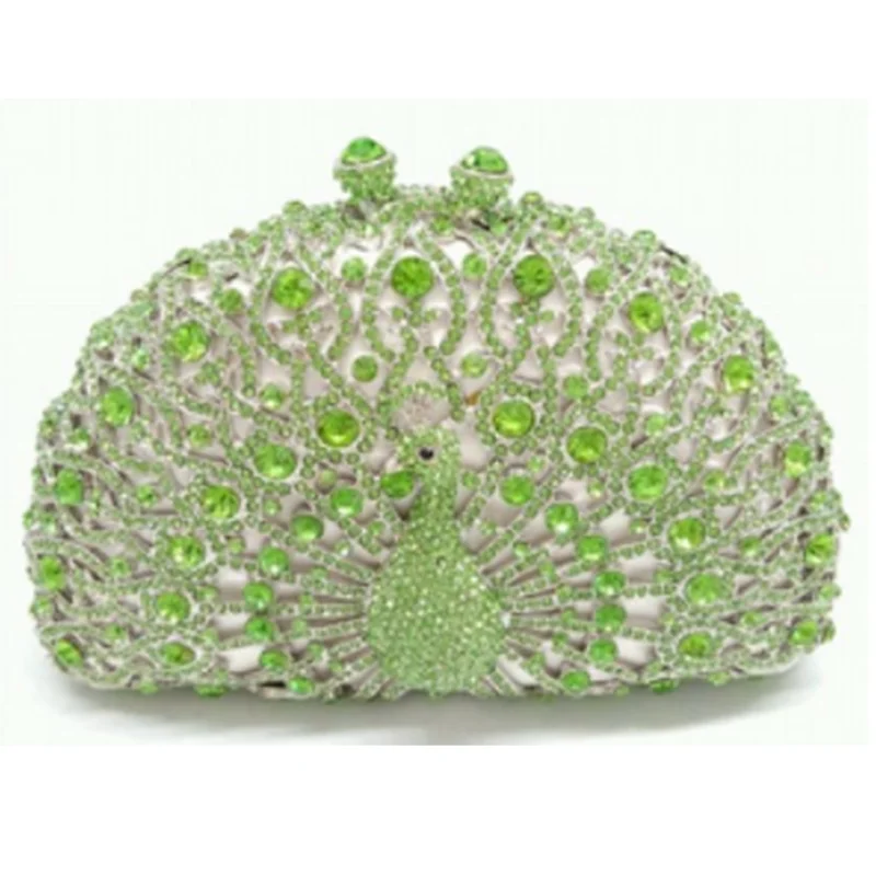 Сумка женская вечерняя с цепочкой и кристаллами разноцветная сумочка-клатч со