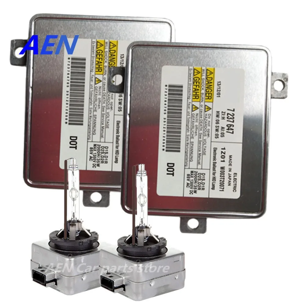 Новый комплект ксеноновых ламп D1S 35 Вт балласт 7237647 для BMW E90 E91 LCI F10 F11 F01 F07 E84 X1 E89 Z4 F25