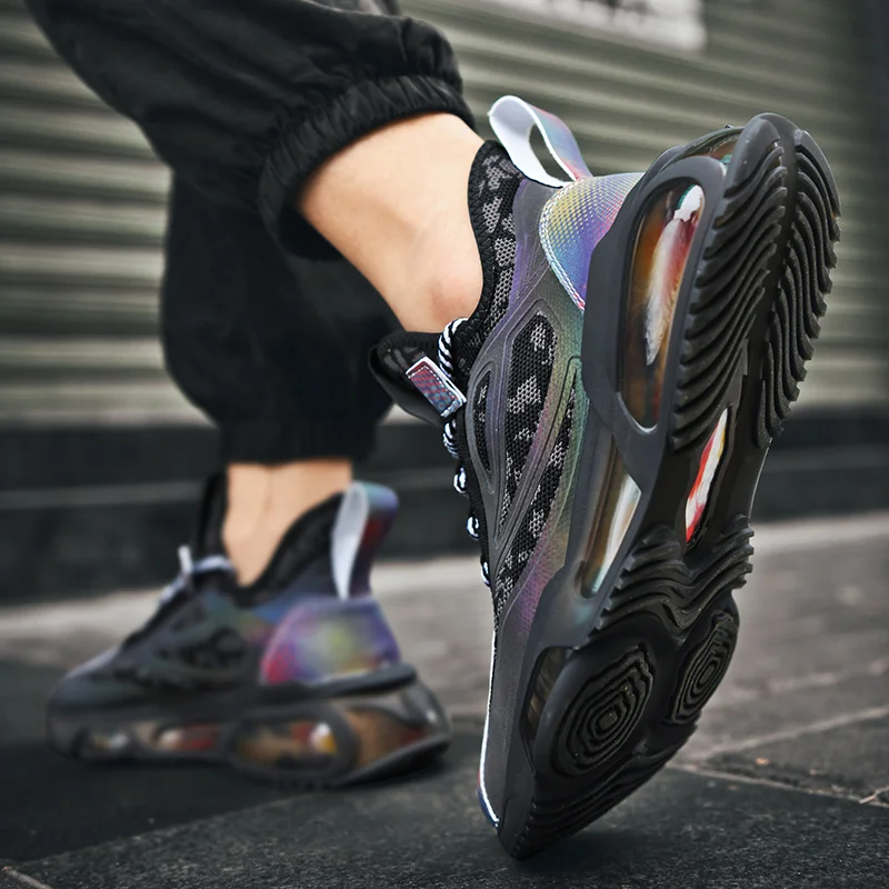 

New Arrivals Men Casual Shoes Breathable Mesh Sneakers Trendy No-slip Hard-wearing Sports Shoes All-match Casual ShoesZapatillas