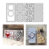 2021 new metal cutting dies and scrapbooking for paper making the card builder die set embossing frame card craft no stamps