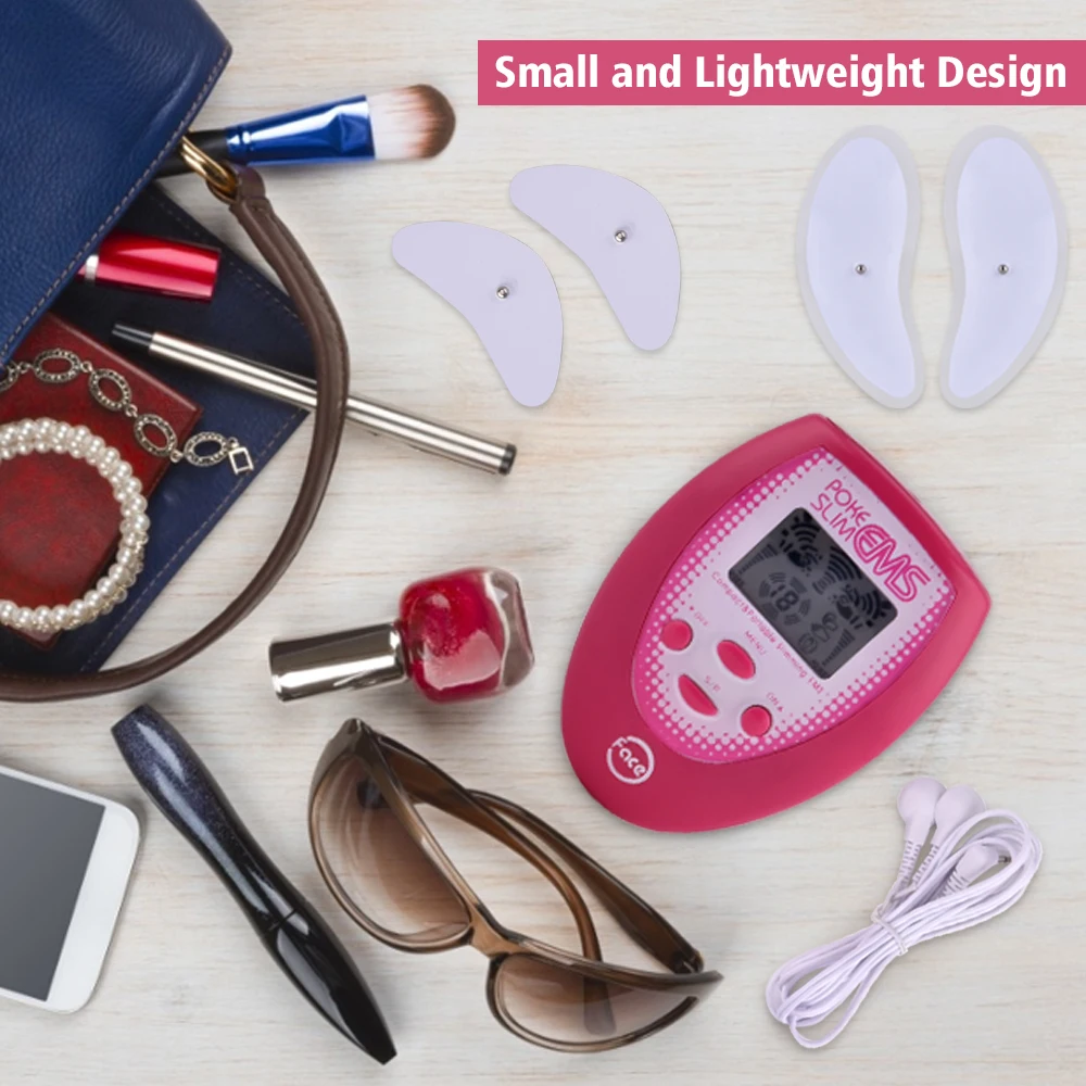 

Electric Slim Face Massager V-Face Trainer Facial Lifting Jawline Muscle EMS Face Pulse Muscle Stimulator With Electrode Pads