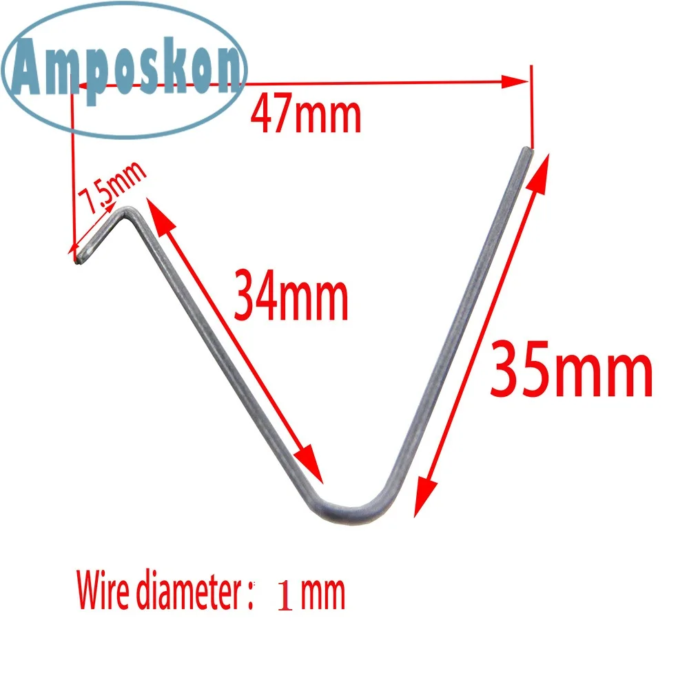 5 наборов кнопка диаметром 7 мм нажимная пружина для круглой трубки 12-50