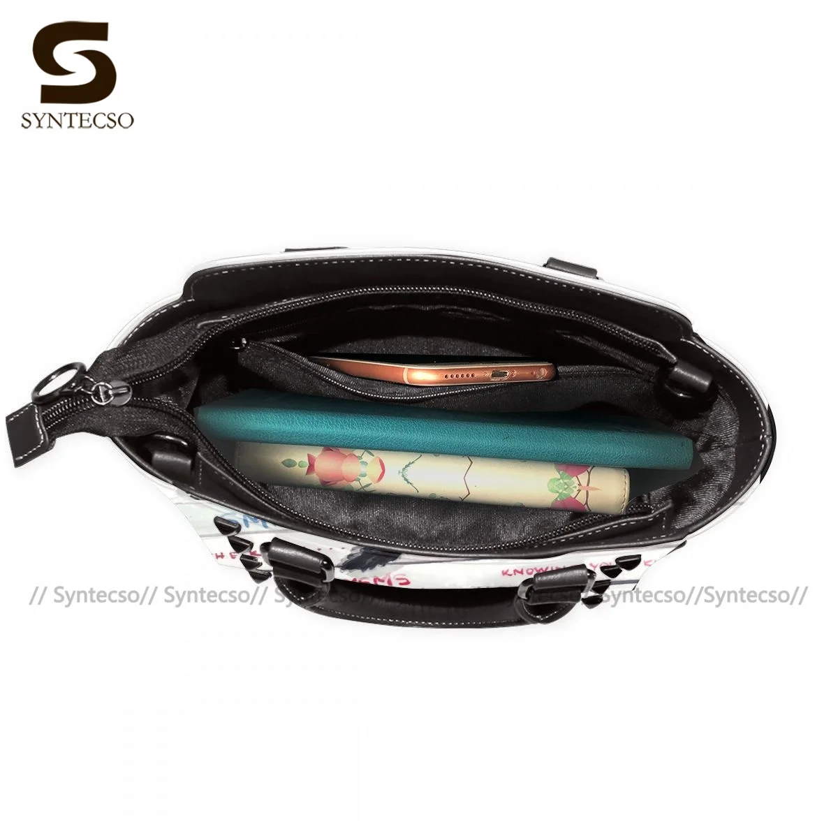 

Book Of Spells Shoulder Bag Aesthetic Leather Handbag Office Woman Gifts Bags