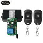 433 пульт дистанционного управления Управление переключатель переменного тока 110V 220V 240V 85V-260V светильник светодиодный лампы Беспроводной переключатели коридора комнаты настенный Панель выключатель Smart