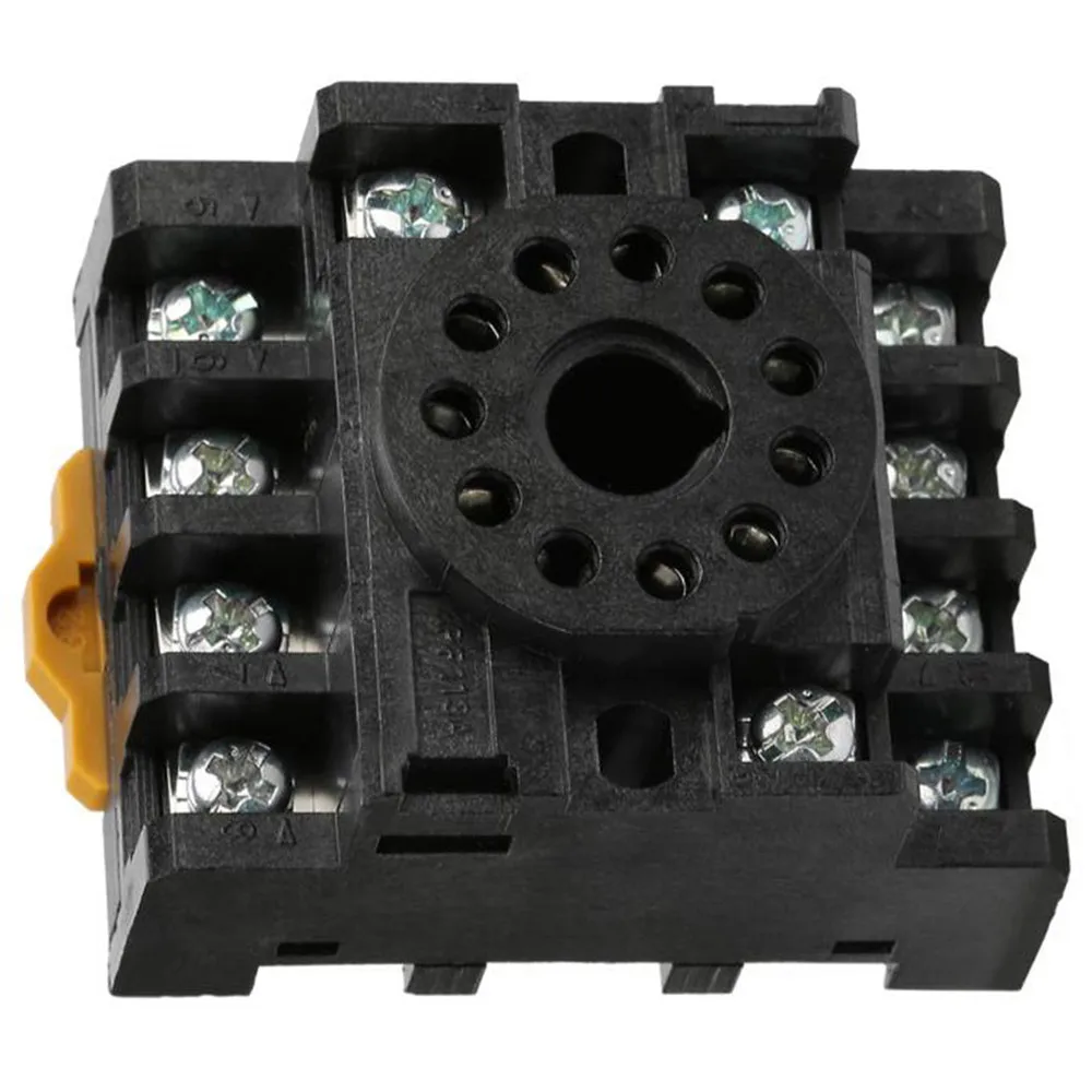 

5Pcs PF113A Relay Base Socket 11 Pin For MK3P-I JQX-10F/3Z Relay Socket 11-pin Type And Screw Terminals For General 11-pin Relay