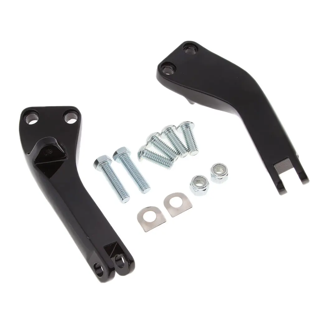 

1 Pair Motorcycle Passenger Foot Peg Mounting Brackets Mount Kit For 2006-2017 Foot Pegs Mount With Hardware