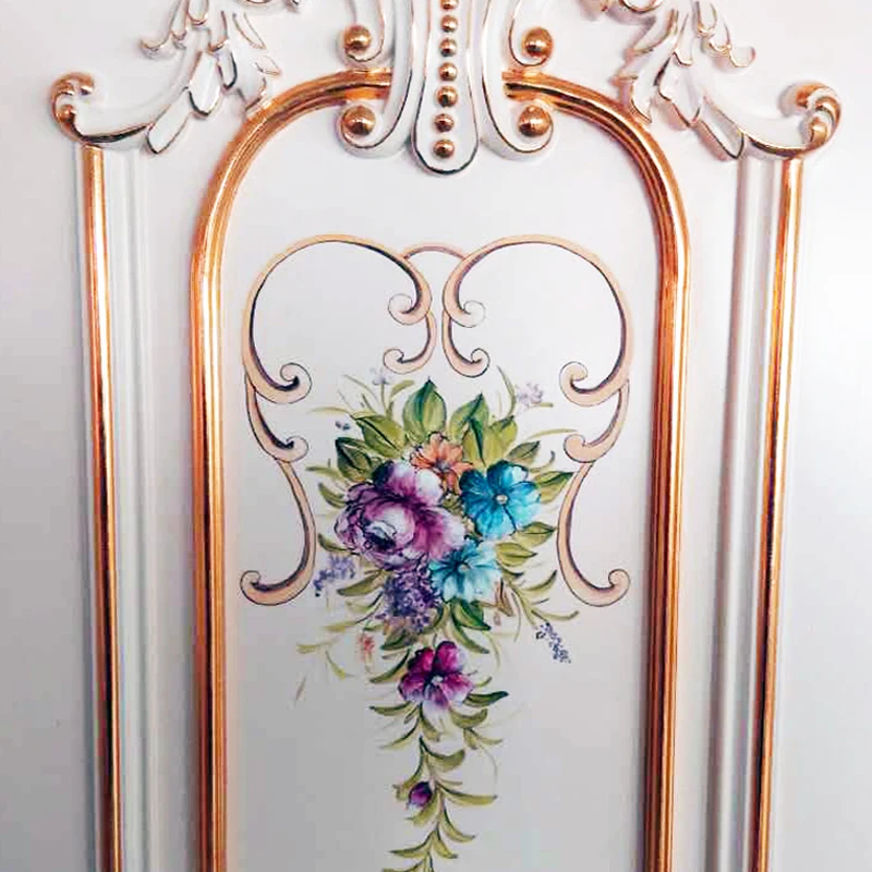 13X13.5cm двухсторонняя Роза имитация лист из золотой фольги золочение холодильник