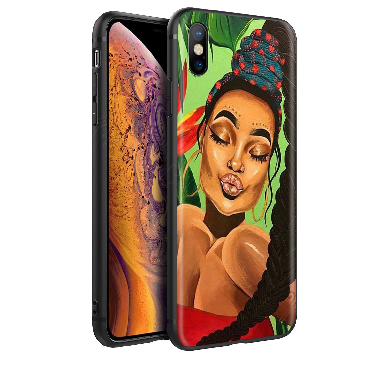 Webbedepp Африканский чехол для девочек Apple iPhone 12 Mini 11 Pro XS Max XR X 8 7 6 6S Plus 5 5S SE|Бамперы| |