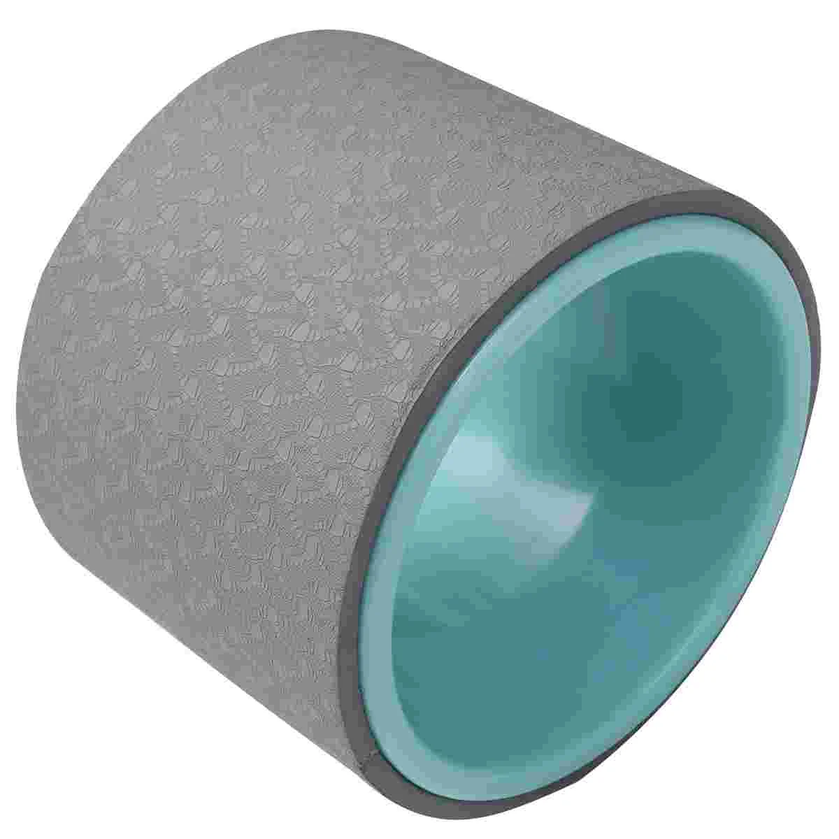 

6.5 Inch Yoga Wheel Backbend Artifact Yoga Circle Fitness Roller Wheel Yoga Training Tool Waist Shape Pilates Ring (Grey Blue)