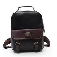 women backpack school bag pu leather backpack female college vintage leisure travel backpack for high school students