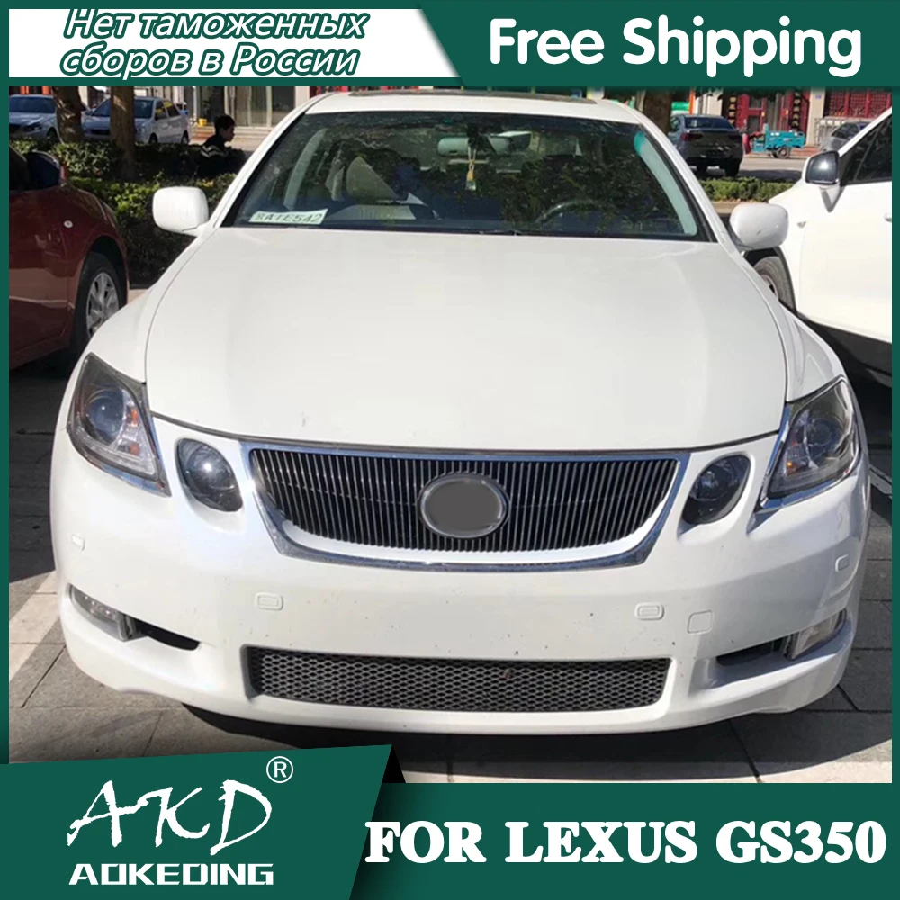 AKD автомобильный стайлинг для Lexus GS350 фары 2004 2011 GS300 светодиодный DRL биксеноновый