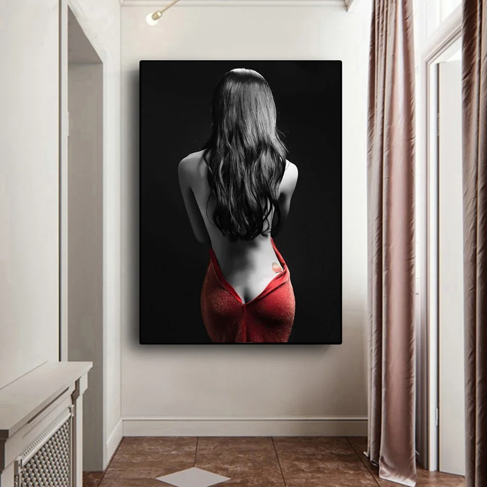 Плакаты и принты для женщин художественная роспись на холсте сексуальные