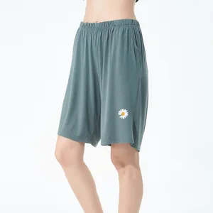 Брюки Fdfklak женские короткие, летние Пижамные штаны, размера плюс размер 2XL-7XL