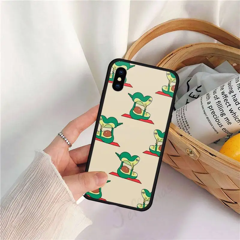 

Avocado cute cartoon Phone Case for iPhone 11 12 mini pro XS MAX 8 7 6 6S Plus X 5S SE 2020 XR
