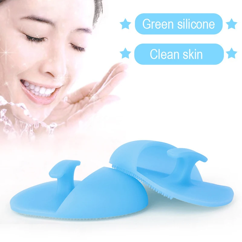 

1PC New Silicone Face Cleansing Brush Home Use Facial Beauty Brush Wash Face Facial Exfoliating Massage Brush Cleanser Tools Hot
