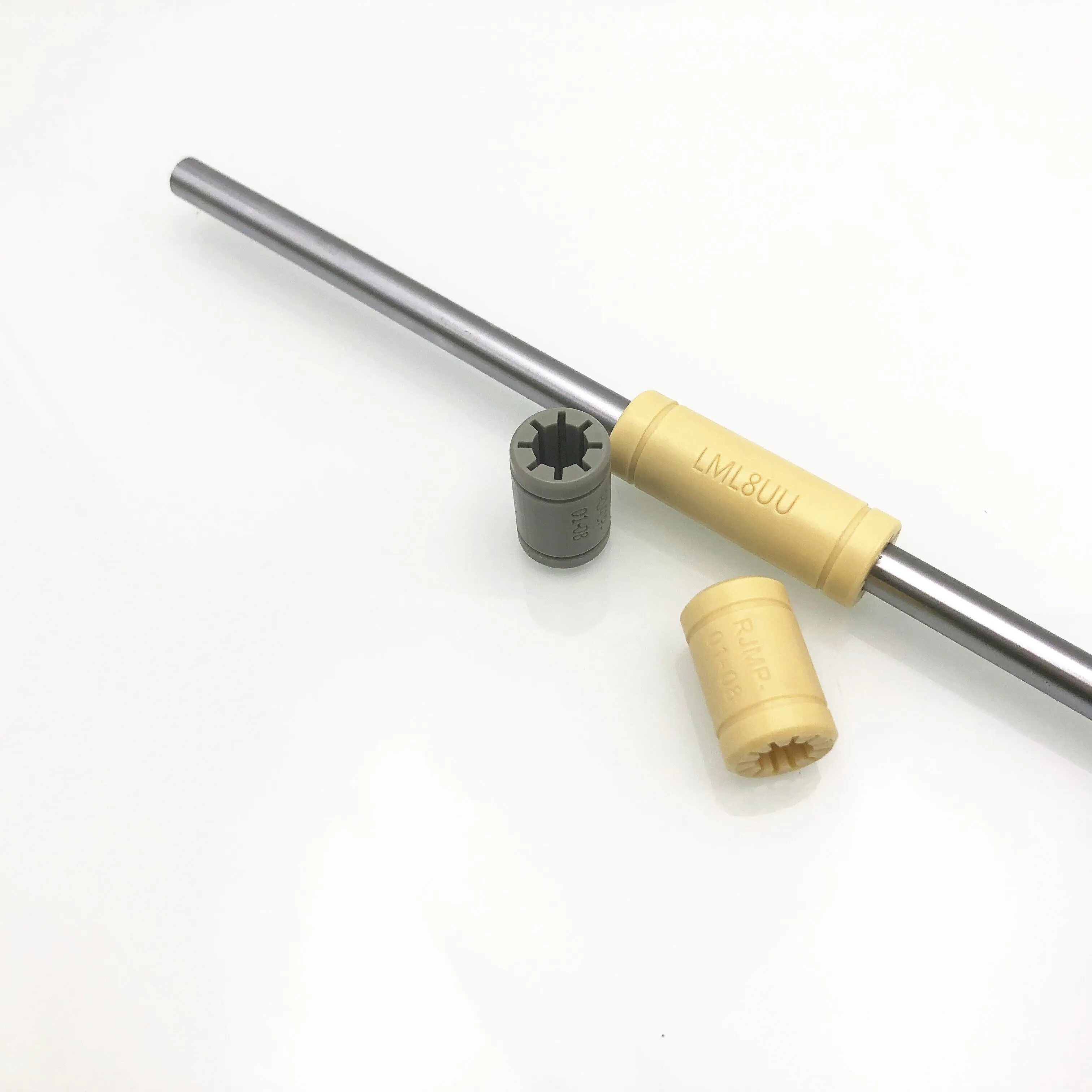 Твердые полимерные LM8UU линейные подшипники втулка LM8LUU 8 мм Prusa Mendel DIY CNC Motion LML8UU 8*15*45