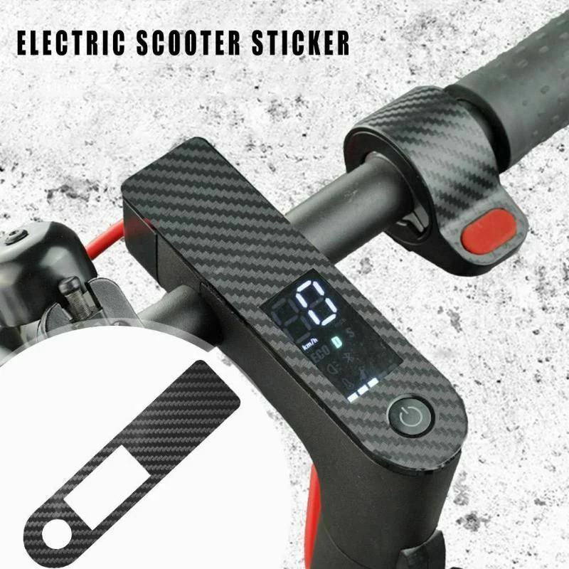 New Electric Scooter Panel Carbon Fiber Waterproof Anti-Slip Protective Film Accelerator Sticker for Xiaomi Mijia M365 Pro | Спорт и