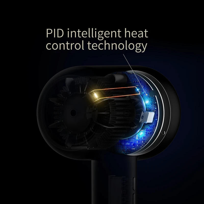 Фен электрический JIMMY F6 1800 Вт с отрицательными ионами нано-ионизацией воды и