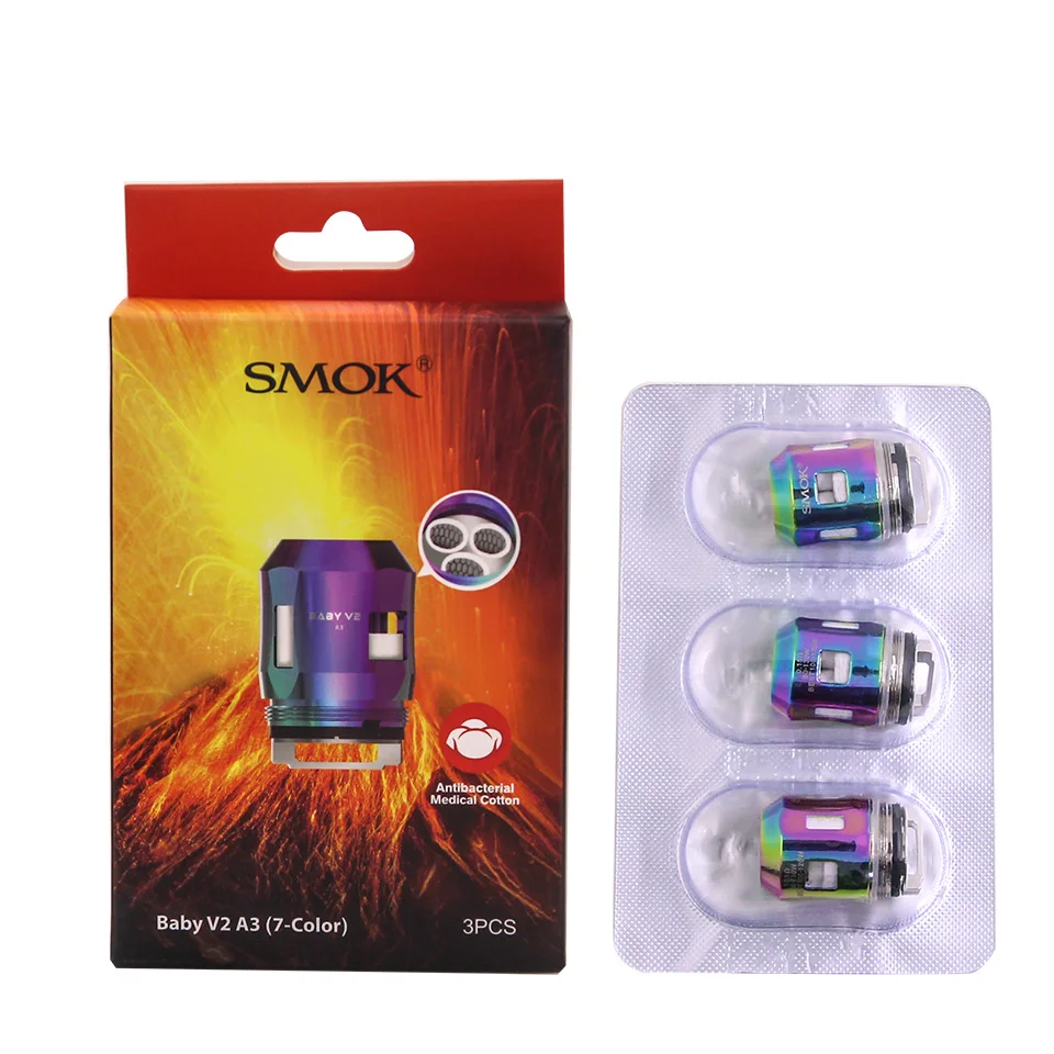 Электронных сигарет SMOK TFV8 Детские V2 S1 S2 A1 A2 головка катушки сопротивления ядро для V8 Детские V2 распылитель форсунки палка V9 max испаритель электронная сигарета