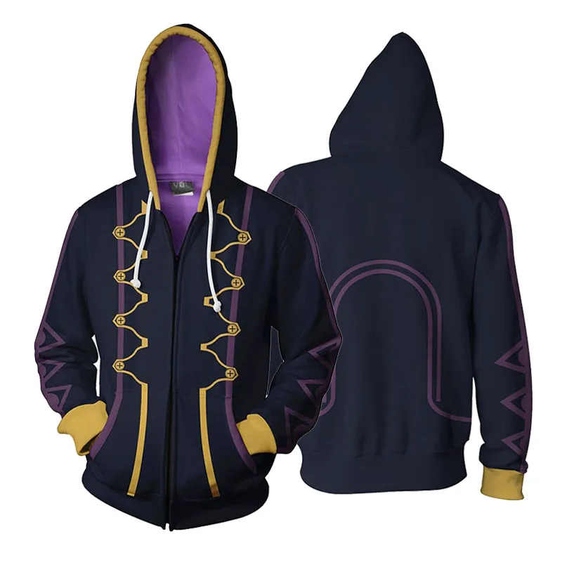 Толстовка с 3D-принтом огненная эмблема Робина уличная куртка капюшоном