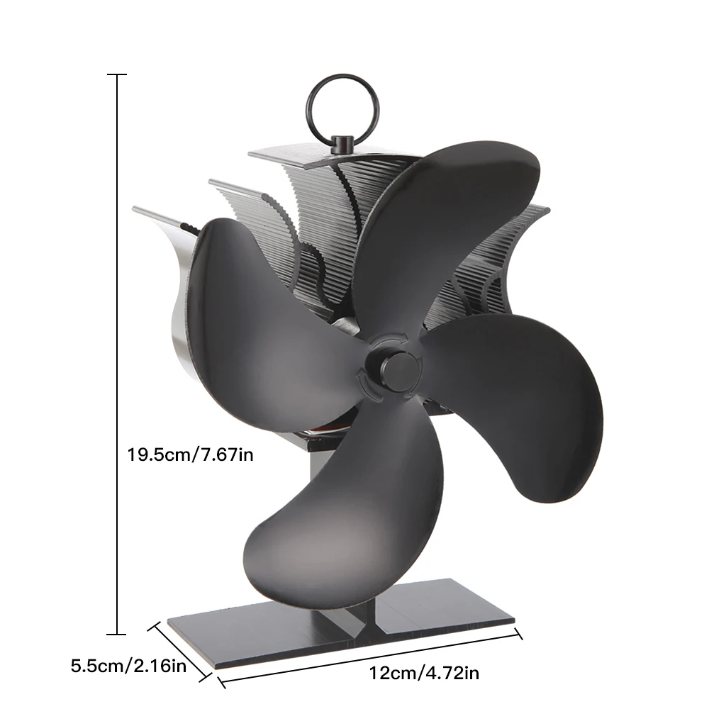 Энергосберегающая алюминиевая горелка на дровах 4 лезвия для использования в