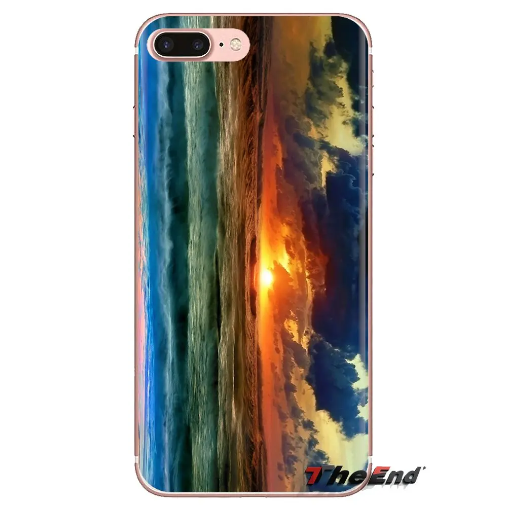 Закат пляж морские волны печати для Huawei Honor 5A lyo-l21 Y6 II Compact Y5 2 Y5II mate 10 Lite Nova 2i 9i