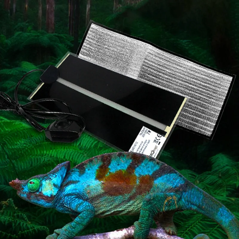 

5-20W Pet Warm Heater Reptile Pet Heating Pad Pet Reptile Vivarium Terrarium Warm Heater With Thermostat Controller EU Supplies