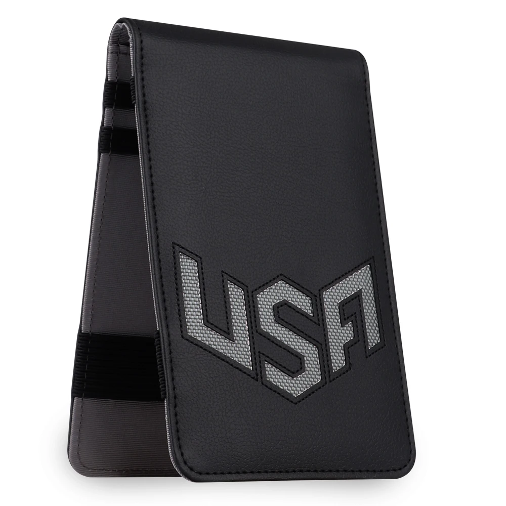 Чехол-держатель для карт гольфа с рисунком США из высококачественной кожи